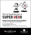 The Macklin Group are looking for a Super HeRo