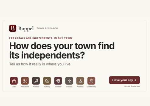Why can’t we find the businesses on our own doorstep?