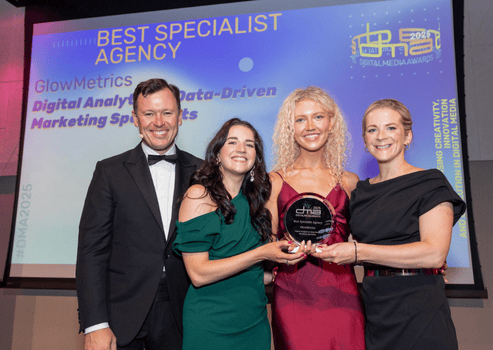 GlowMetrics Wins Best Specialist Agency at the Digital Media Awards Ireland 2025