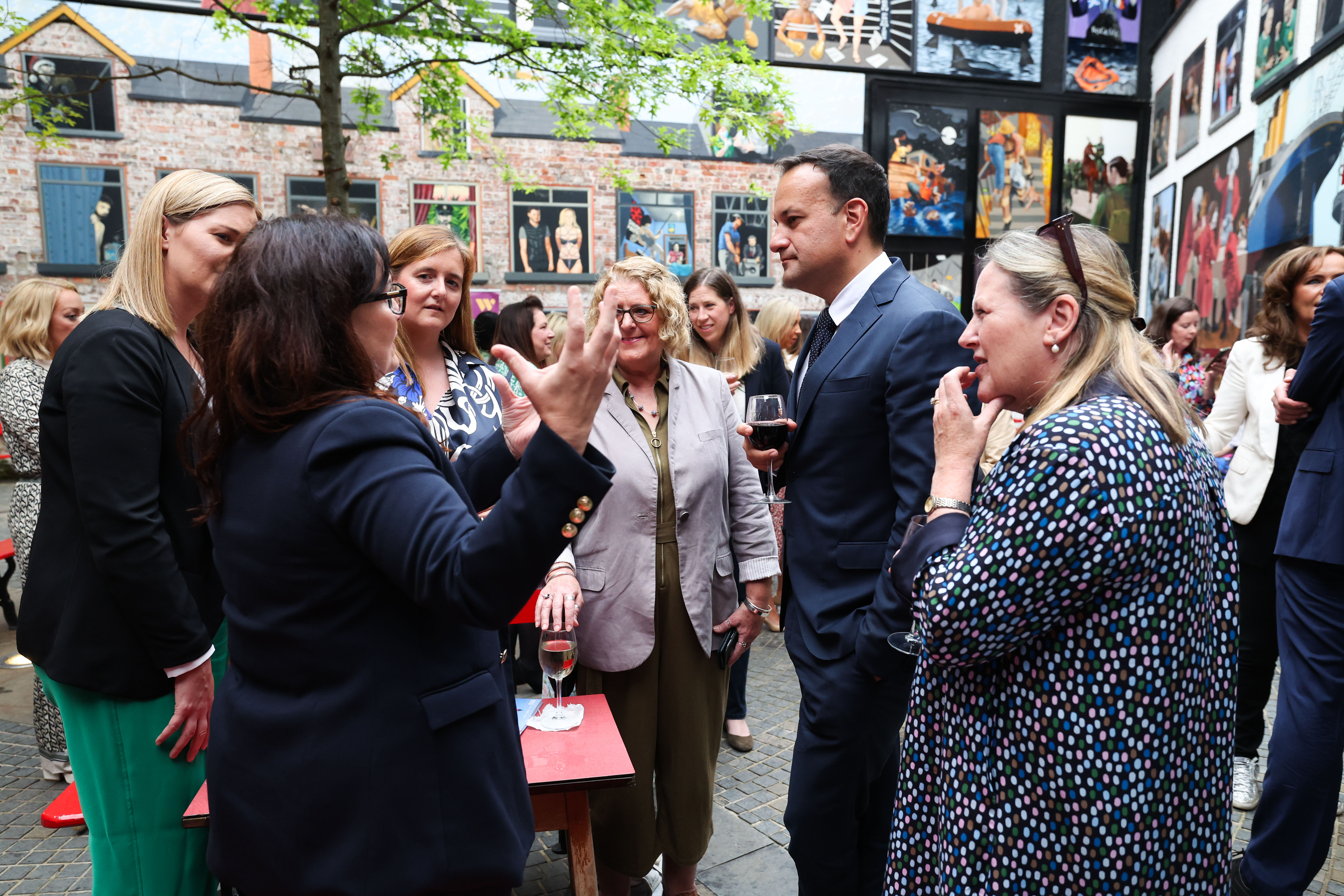 Taoiseach Leo Varadkar meets the WiB Group