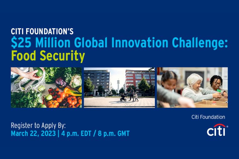 Citi Foundation Announces Inaugural Global Innovation Challenge
