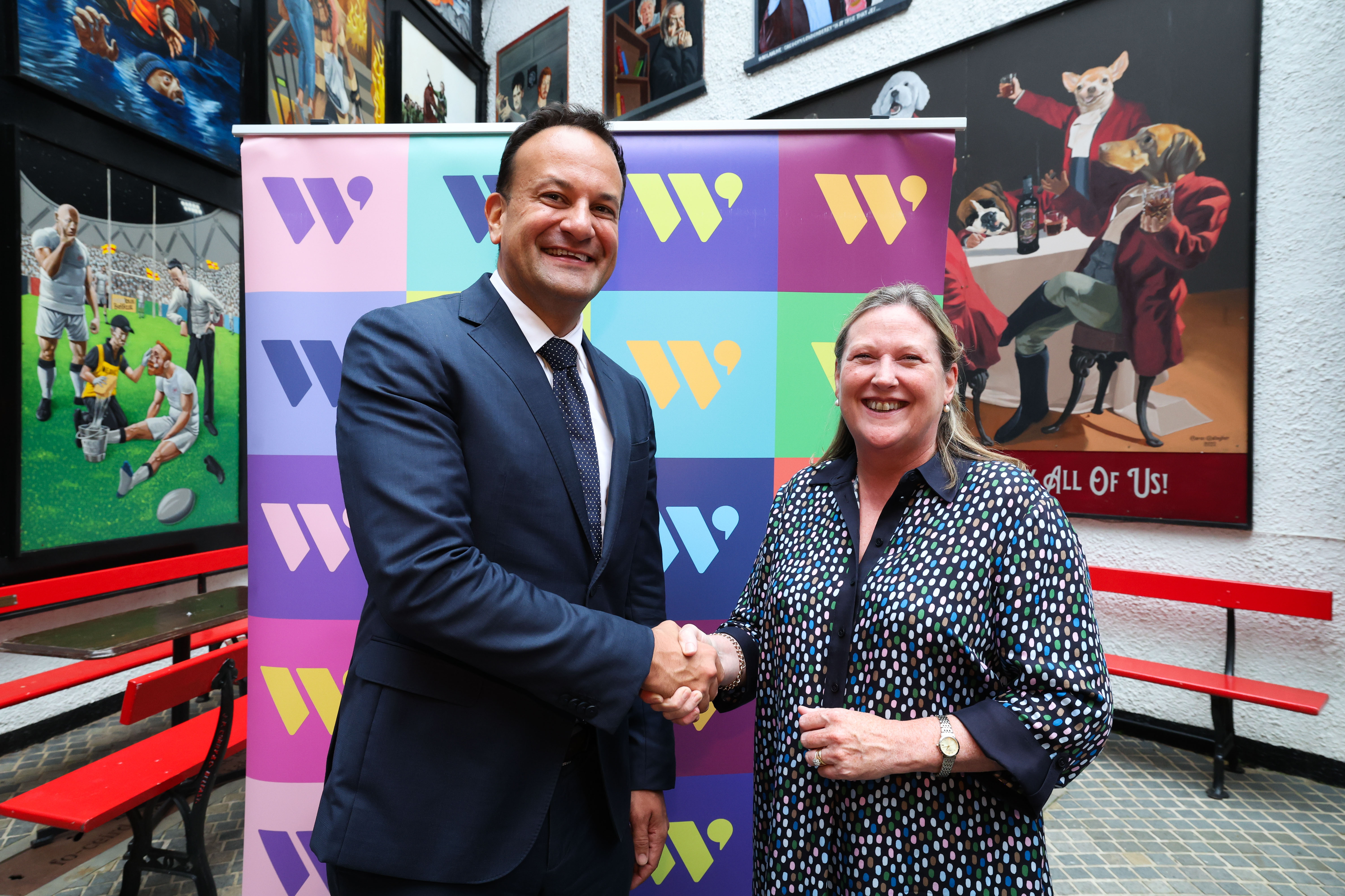 Taoiseach Leo Varadkar meets the WiB Group