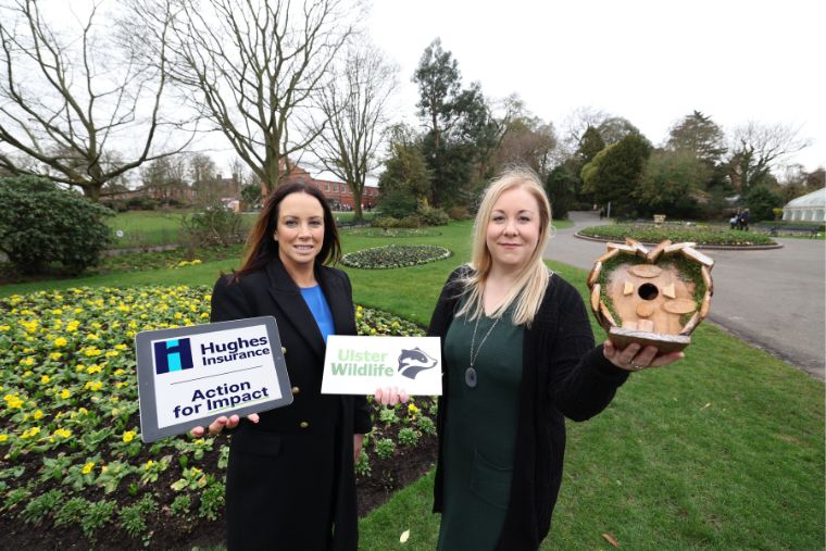 Ulster Wildlife and Hughes Insurance calling on 5000 homes to "Let Nature In".
