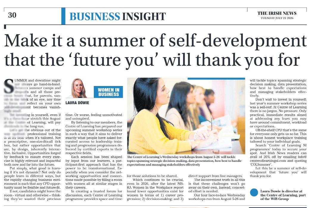 Professional Development Should Not Be a Luxury for Businesswomen