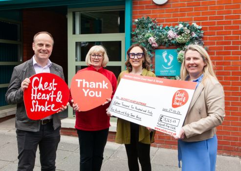 Stroke survivor Jennie Wallace goes from being unable to walk to walking on fire to raise £18,000