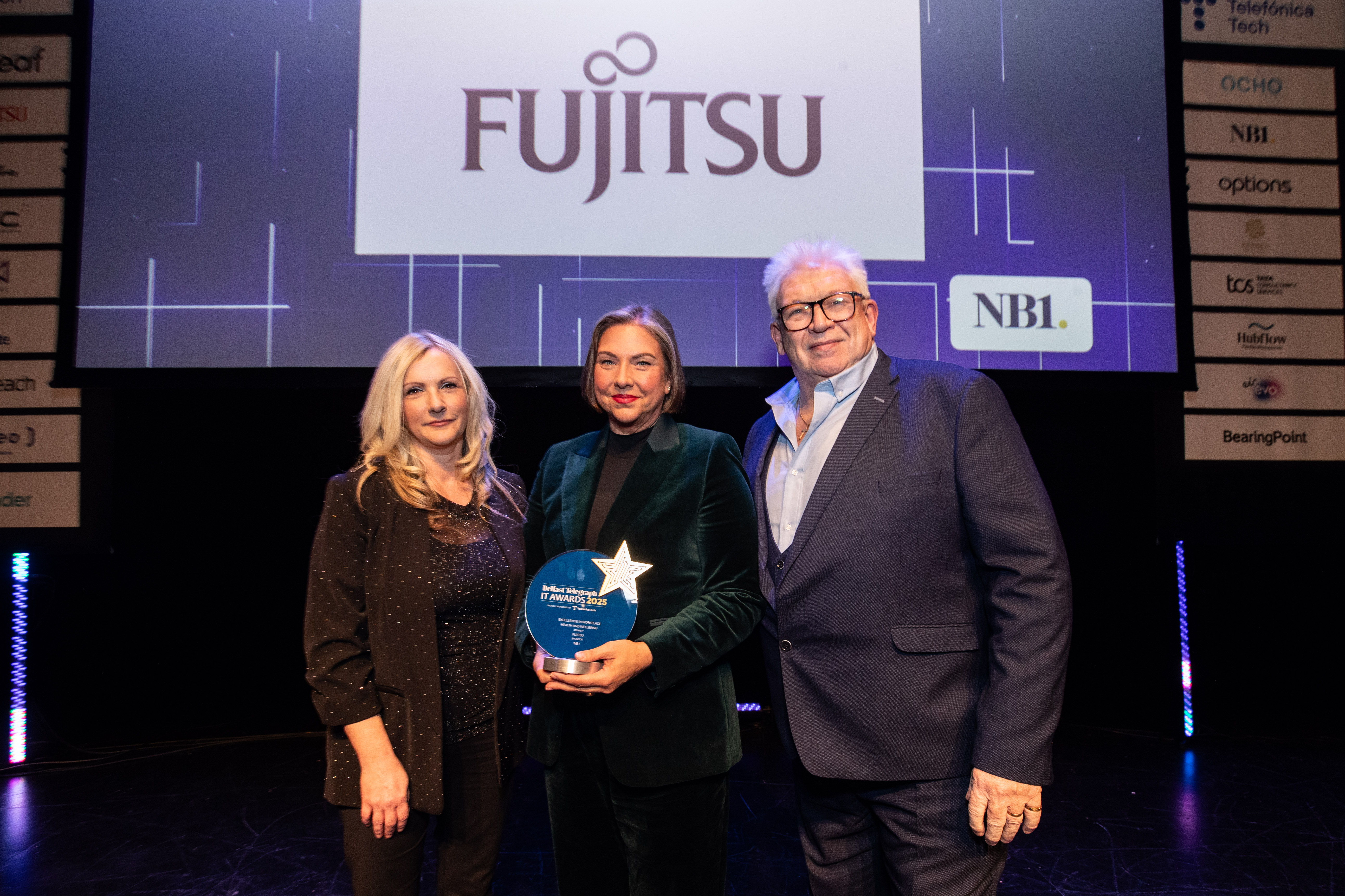 Fujitsu Recognised for Outstanding Commitment to Workplace Wellbeing at the Belfast Telegraph IT Awa