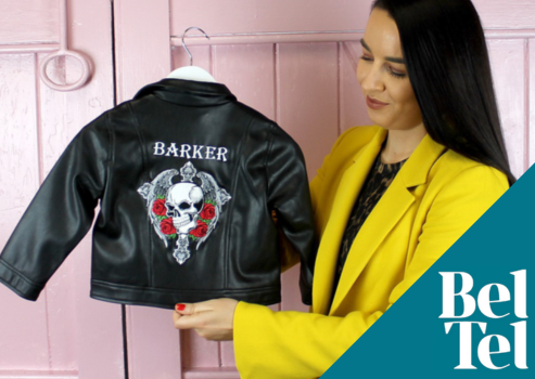 Niamh and the Kardashians a perfect fit as she designs jacket for Kourtney’s new baby