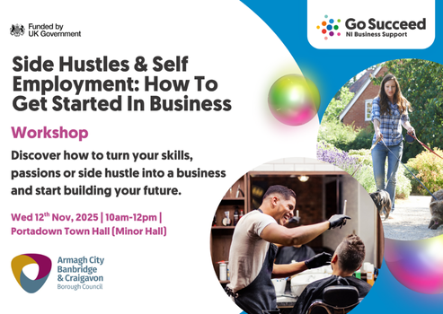 ABC Council: Face-to-Face Workshop - Side Hustles & Self Employment: How To Get Started In Business