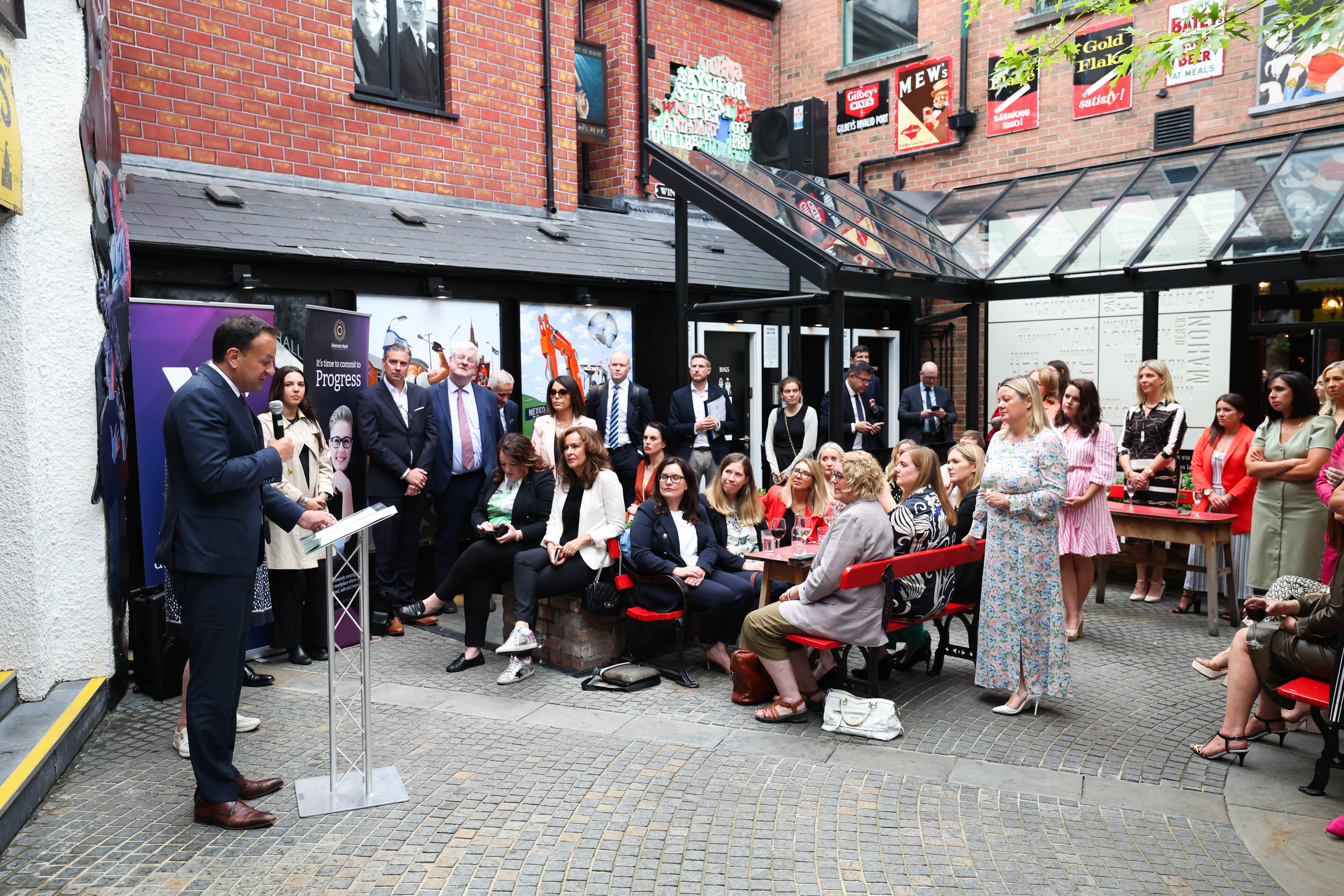Taoiseach Leo Varadkar meets the WiB Group