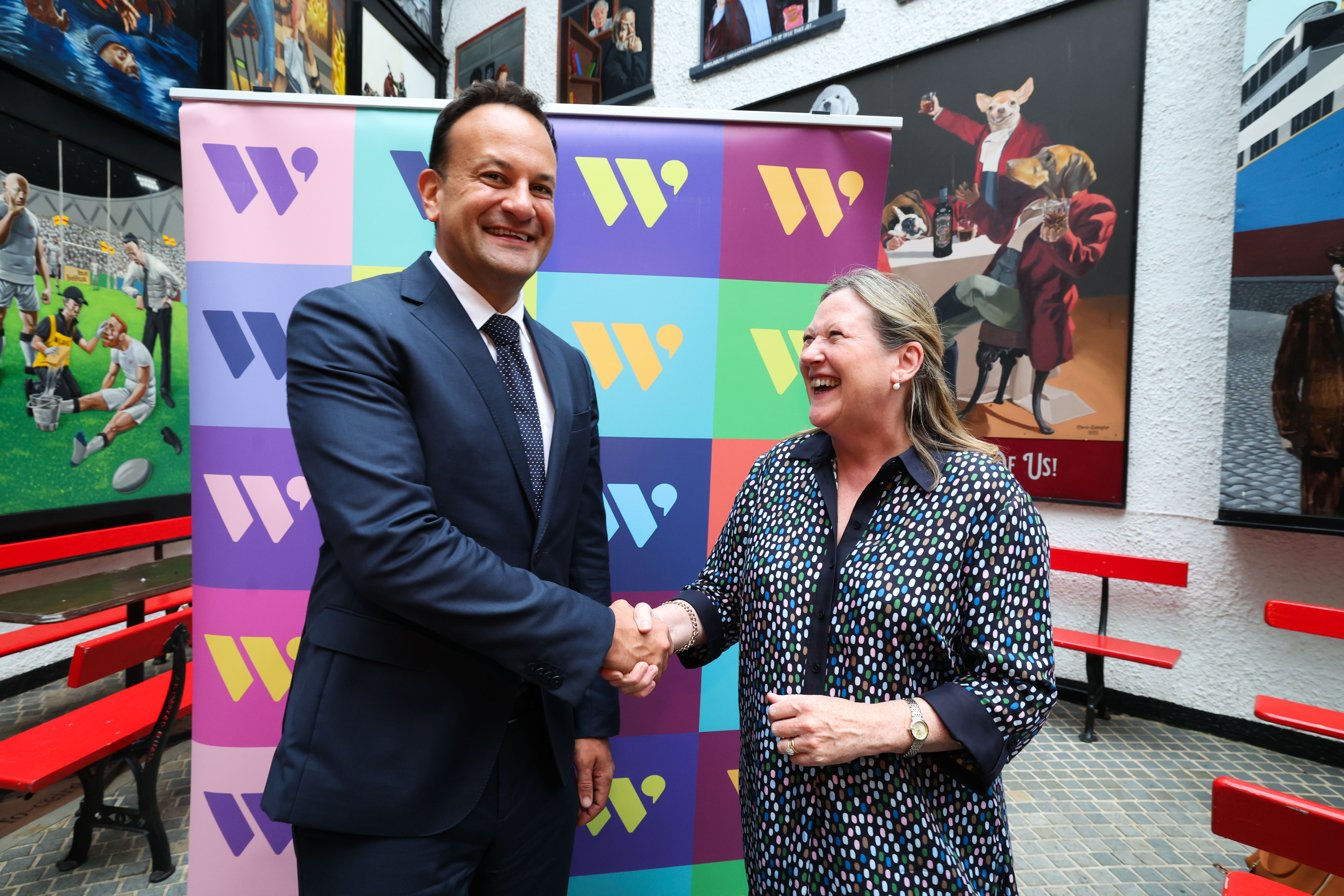 Taoiseach Leo Varadkar meets the WiB Group