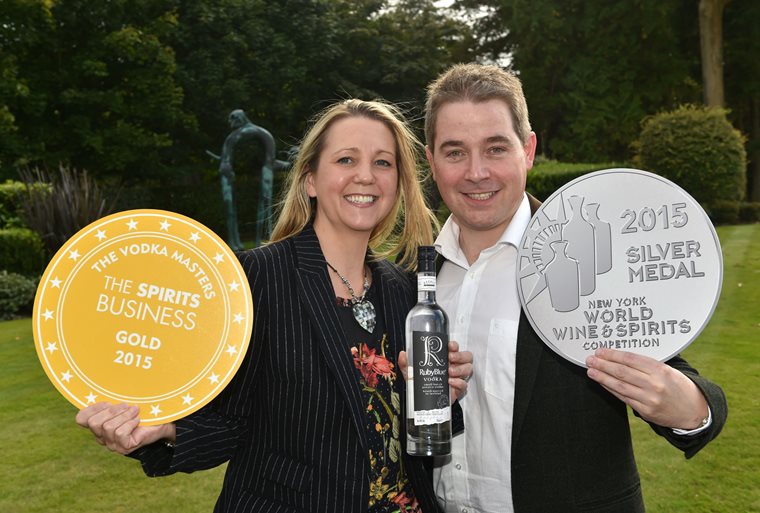 Global Gold for RubyBlue Premium Vodka