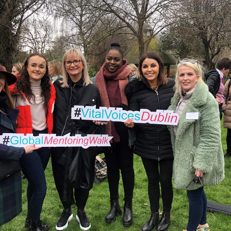 Evolve take part The Vital Voices Global Mentoring Walk