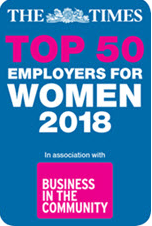 Fujitsu recognised for work to improve gender equality by The Times Top 50 Employers for Women and B