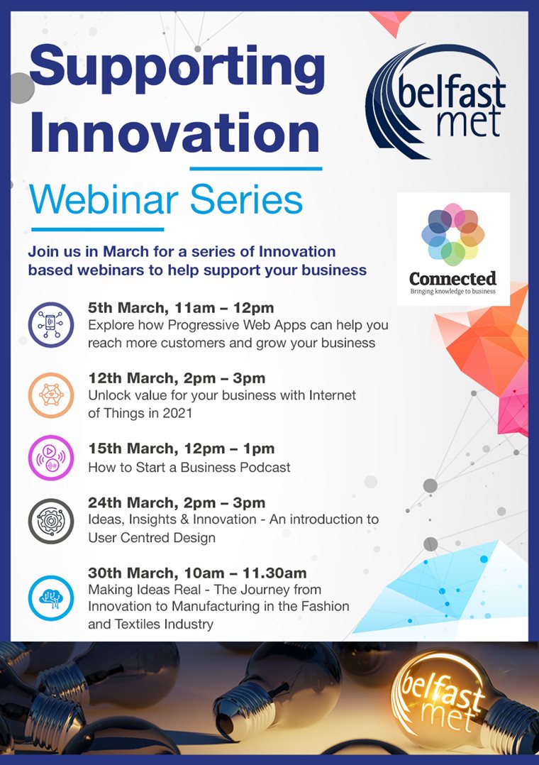 Belfast Met Supporting Innovation Webinars