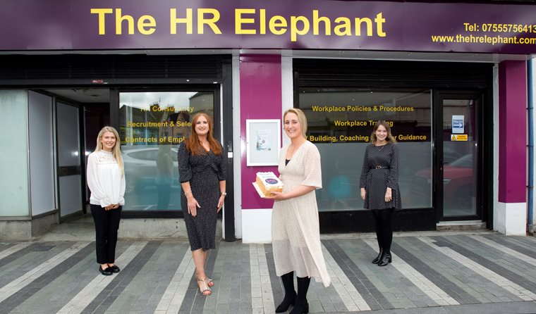 The HR Elephant Celebrates Birthday in Newry City Centre