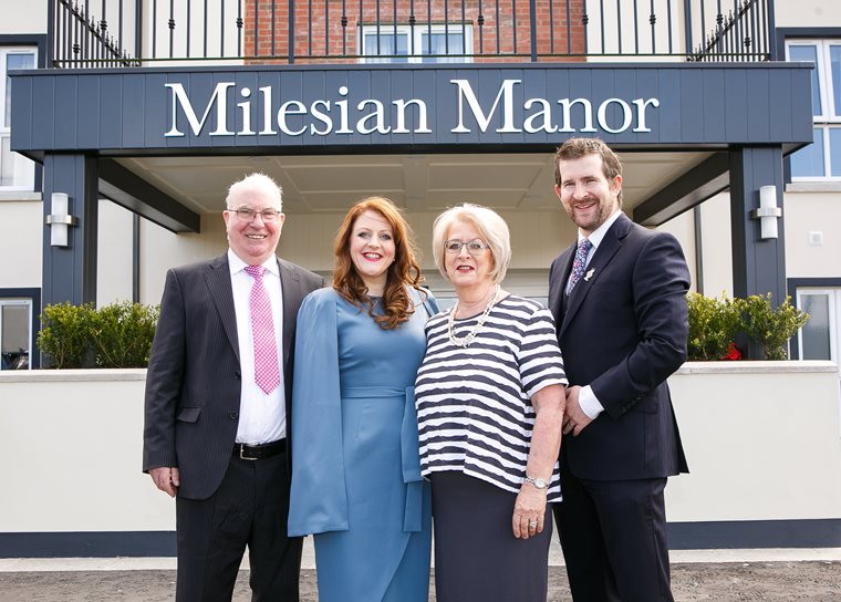 Triple Success…Northern Ireland’s First Lifestyle Home Milesian Manor exceeds all Targets  
