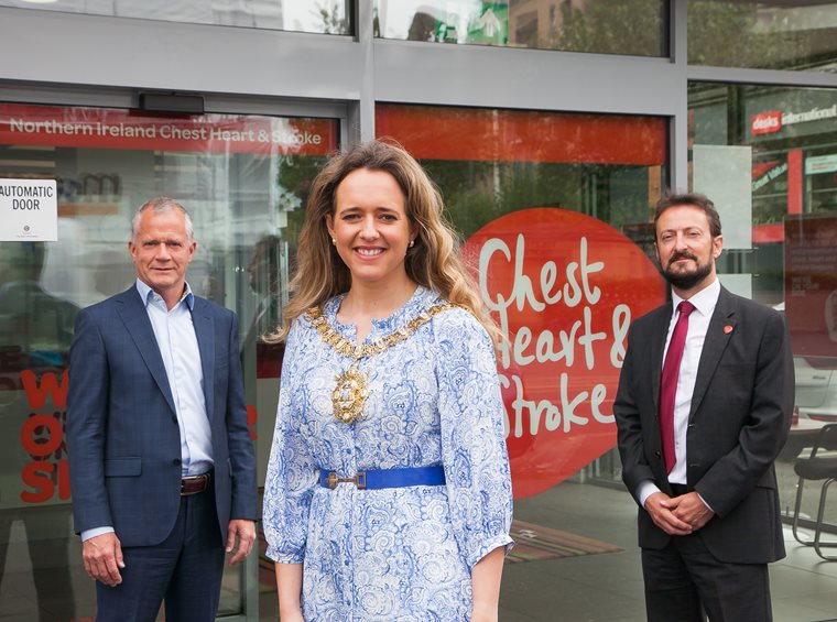 NI Minister of Health & Lord Mayor of Belfast check in with their heart health