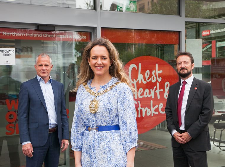 NI Minister of Health & Lord Mayor of Belfast check in with their heart health 