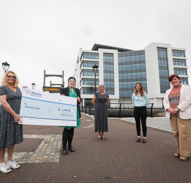Allstate NI's one in a million steps for Women's Aid & the Men’s Advisory Project