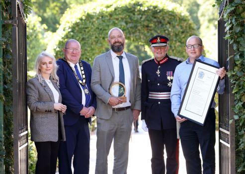 Vyta presented with King's Award at special reception hosted by Council